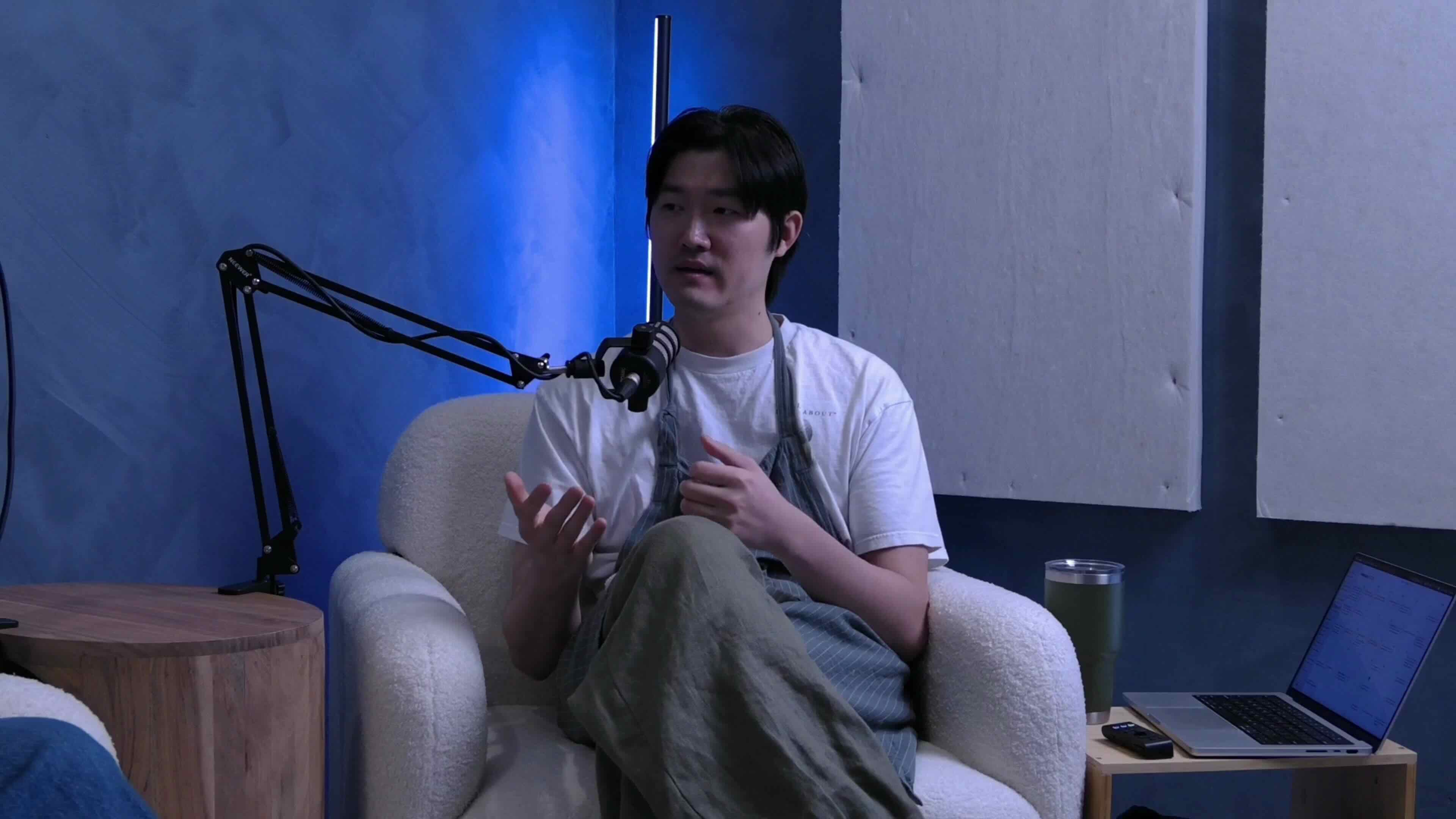 Butter Notes podcast room in Everett with cameras, microphones, and studio lighting